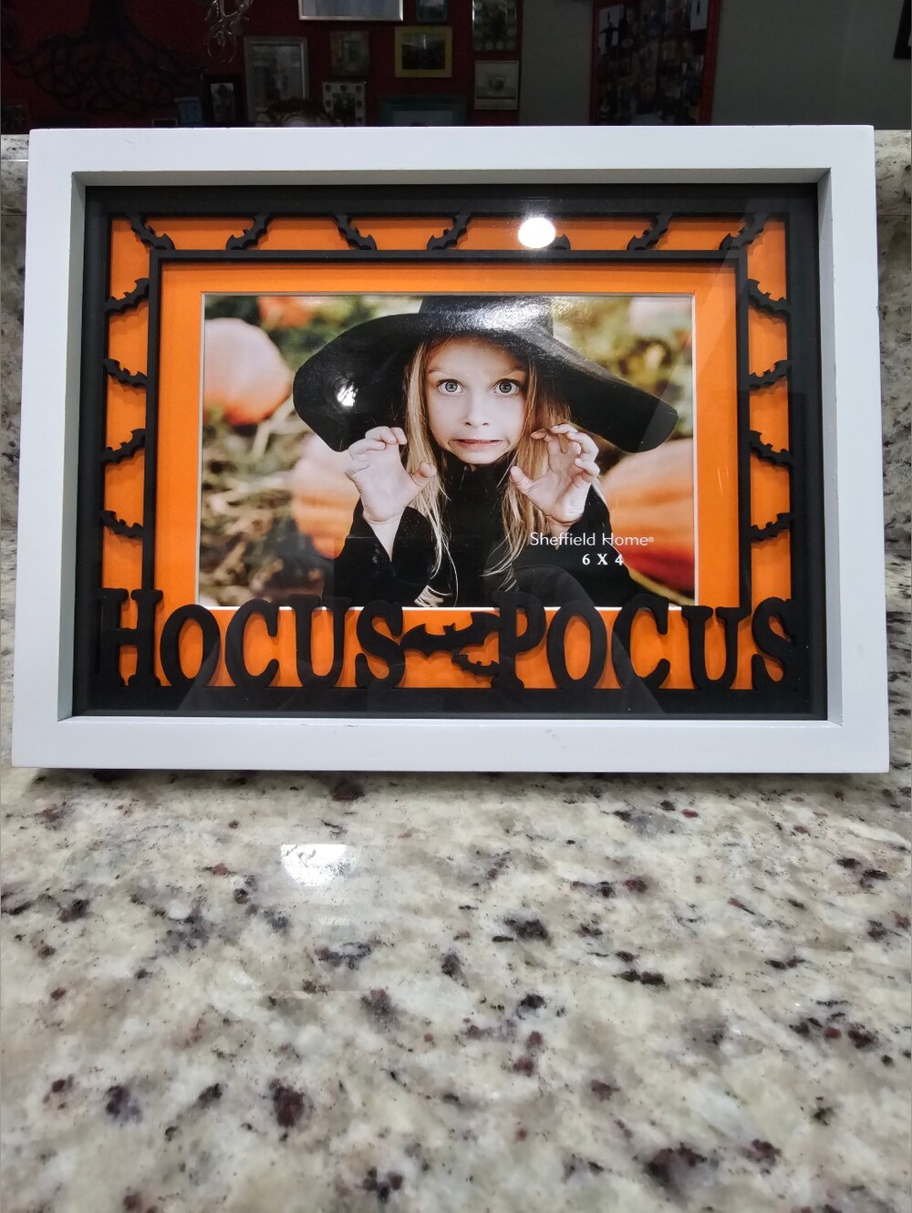 Hocus Pocus 4×6 Picture Frame Hang Or Tabletop Halloween